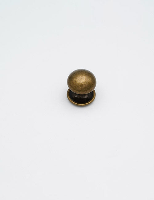 A YIPAI Adornments bronze-colored, round metal knob is displayed on a plain white background.