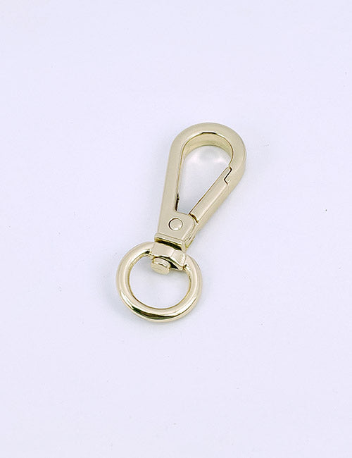 The YIPAI Snap Hooks feature a gold-colored metal swivel snap hook with a spring-loaded clasp and a round keyring, shown on a plain white background.