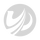 A white bird in a circle.