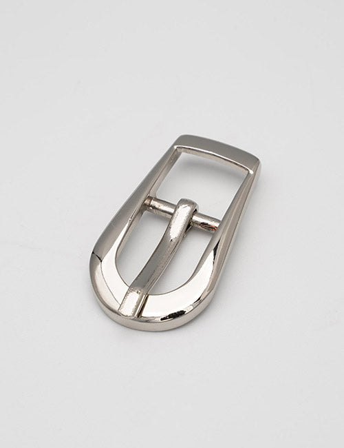 A shiny silver YIPAI Buckles belt buckle with a rectangular frame and rounded edges, displayed on a plain light gray background.