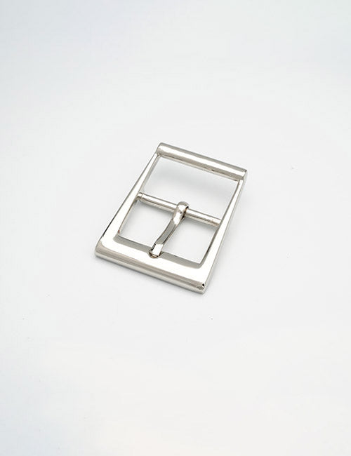 A close-up of a YIPAI Buckles silver rectangular belt buckle with a single prong, displayed on a plain white background.
