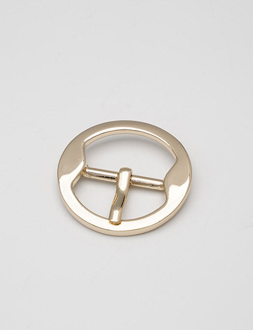 The YIPAI Buckles product is a round gold metal belt buckle with a central bar and prong, shown on a plain light gray background.