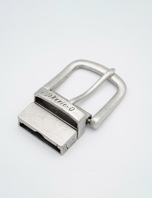 A silver metal YIPAI Buckles belt buckle with a rectangular clasp and engraved logo, shown against a plain white background.