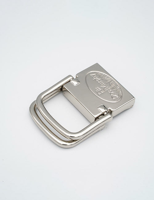 The YIPAI Buckles product is a shiny silver, rectangular buckle with rounded edges, engraved text, and a logo on the top surface, displayed against a plain white background.