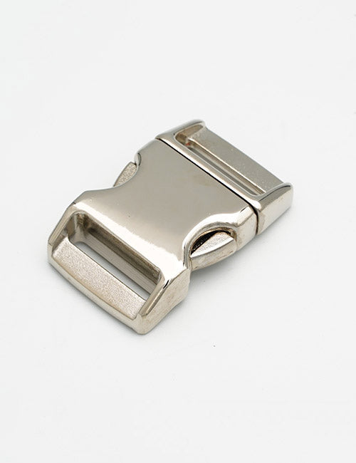 A YIPAI Buckles, shiny metallic side-release clasp, rests on a plain white background.
