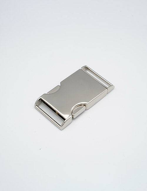 The YIPAI Buckles product is a silver metal rectangular buckle featuring a slot at each end, shown lying flat on a plain white surface.