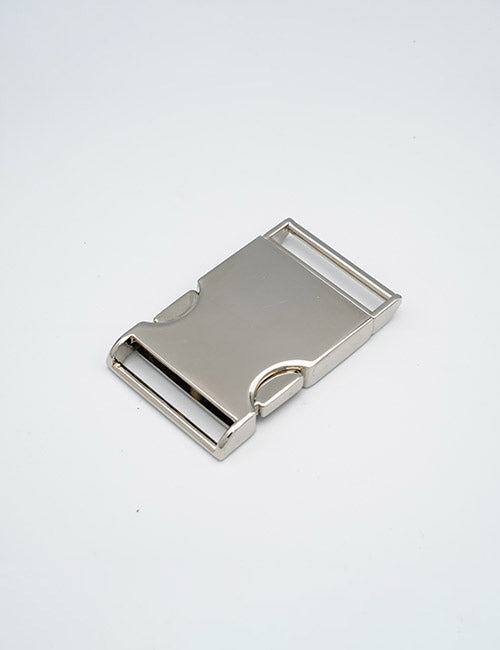 The YIPAI Buckles is a rectangular, silver metal belt buckle featuring two parallel bars on each end, shown against a plain white background.