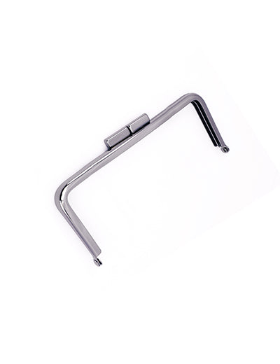 The YIPAI Closures is a rectangular silver metal purse clasp frame with a hinge and latch at the top, shown on a white background.