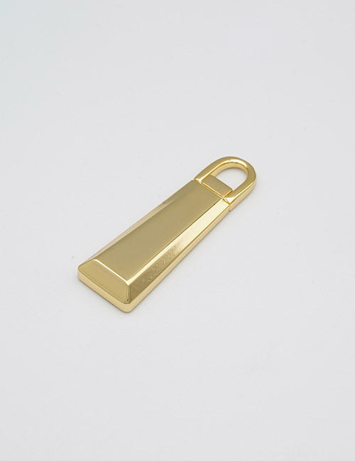 A gold-colored YIPAI Fasteners USB flash drive, slim and rectangular with a rounded loop at one end, shown on a plain white background.