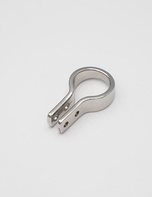A silver, U-shaped YIPAI Handles bracket with two flat prongs and mounting holes, displayed on a plain white background.