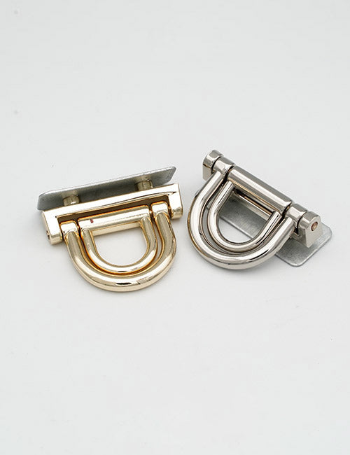 Two YIPAI Handles are displayed on a white background, one gold and one silver. Both feature a U-shaped design with a rectangular metal base and two screws for easy attachment.