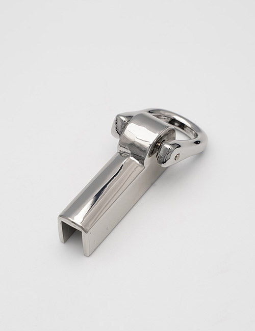 The YIPAI Handles feature a shiny metal finish, a U-shaped channel at one end, and a rotating circular clasp at the other, displayed on a plain white background.
