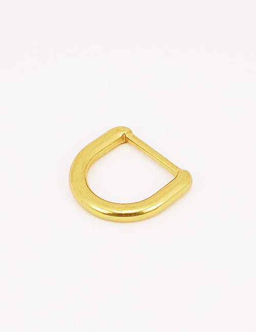 The YIPAI Rings & Slides features a gold D-shaped metal ring with a straight bar across the open side, displayed on a plain white background.