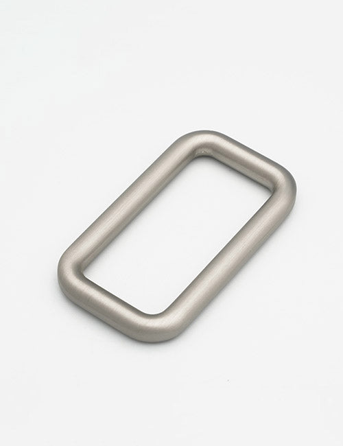 A YIPAI Rings & Slides rectangular metallic loop with rounded corners, displayed on a plain white background.