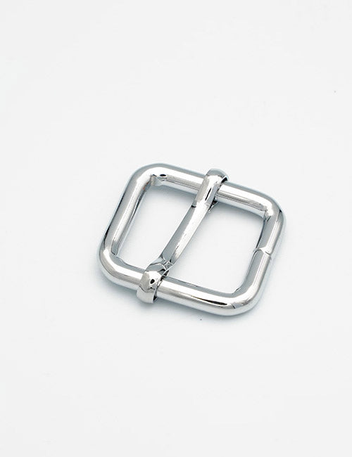 The YIPAI Rings & Slides is a shiny silver square metal belt buckle with a central prong, shown on a plain white background.