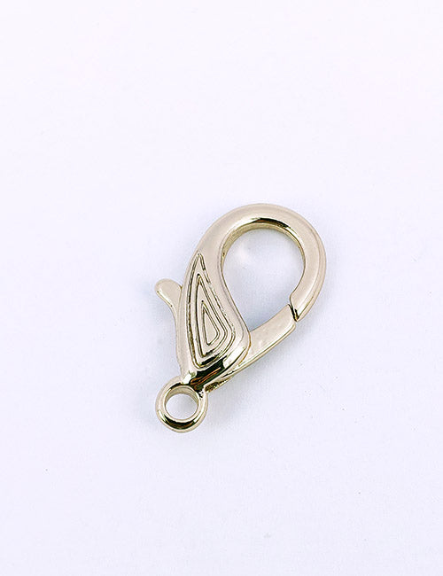 The YIPAI Snap Hook is a silver, teardrop-shaped clasp with a small loop and subtle engraved pattern, shown on a plain white background.