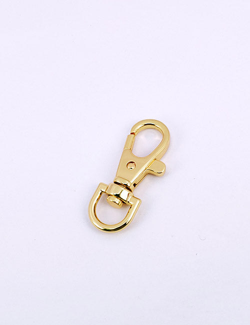 The YIPAI Snap Hooks are gold-colored metal swivel snap hook clasps with spring-loaded gates, shown on a plain white background.