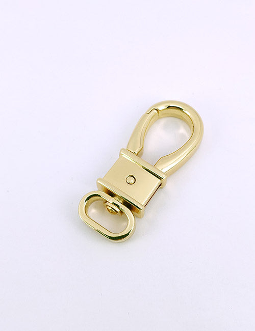 The YIPAI Snap Hook is a gold-colored metal swivel clasp with a rectangular base and rounded spring-loaded latch, shown against a white background.