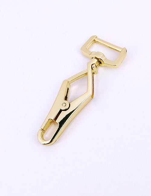 The YIPAI Snap Hooks feature a shiny gold metal swivel design with a rectangular top and spring-loaded clasp, shown on a plain white background.