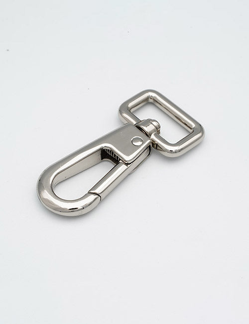 The YIPAI Snap Hook is a shiny silver metal swivel hook with a rectangular loop and spring-loaded clasp, shown on a plain white background.