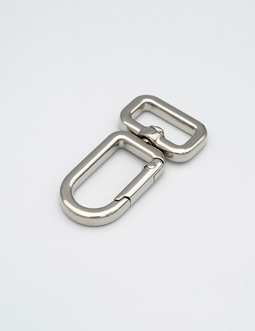 The YIPAI Snap Hooks feature a silver metal carabiner attached to a rectangular metal ring, set against a plain white background.