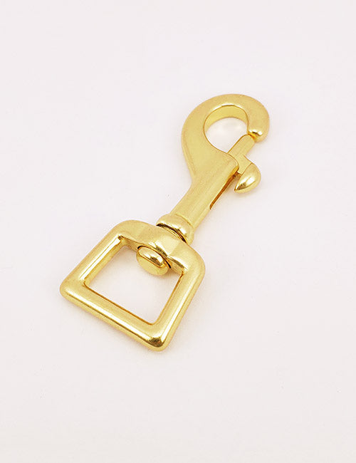 The YIPAI Snap Hook is a shiny gold metal swivel hook with a square base and spring-loaded clasp, shown on a plain white background.