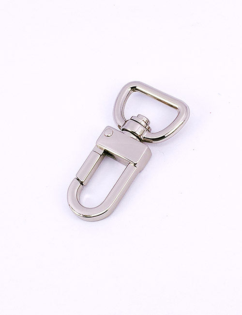 The YIPAI Snap Hook is a silver metal swivel hook with a rectangular base and D-shaped loop, displayed on a plain white background.